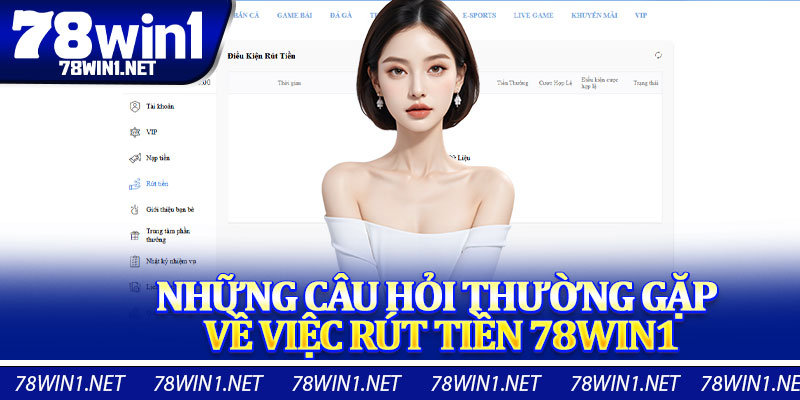 Những Câu Hỏi Thường Gặp Về Việc Rút Tiền 78win1